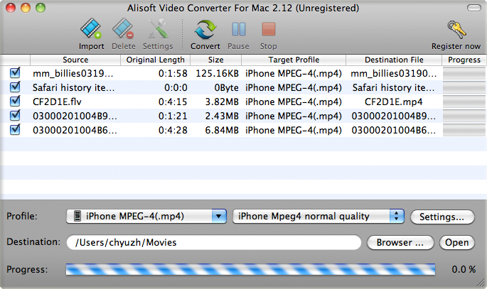 Alisoft Video Converter for Mac