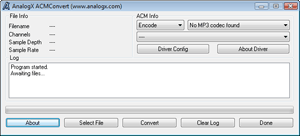 AnalogX ACM Convert
