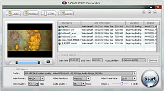 WinX PSP Video Converter