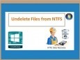 Undelete Files from NTFS
