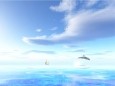 Clouds over the Ocean - Animated 3D Wallpaper