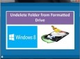 Undelete Folder from Formatted Drive