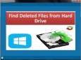 Find Deleted Files from Hard Drive