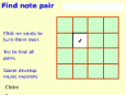 Note memory music game