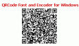 QRCode Font and Encoder for Windows