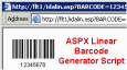 ASPX Linear Barcode Generator Script