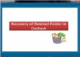 Recovery of Deleted Folder in Outlook