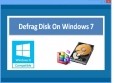 Defrag Disk on Windows 7