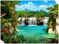 Living 3D Waterfalls