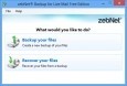 ZebNet Backup for Live Mail Free Edition