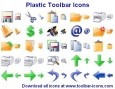 Plastic Toolbar Icons