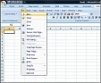 Excel 2007 Ribbon to old Excel 2003 Classic Menu Toolbar
