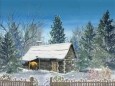 Snowy Hut - Animated Wallpaper