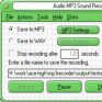 Audio MP3 Sound Recorder 15% discount version