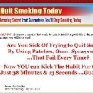 Quitting smoking benefits